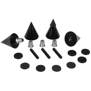 Main product image for Dayton Audio DSS4-BK Black Speaker Spike Set 4 Pcs. 240-717